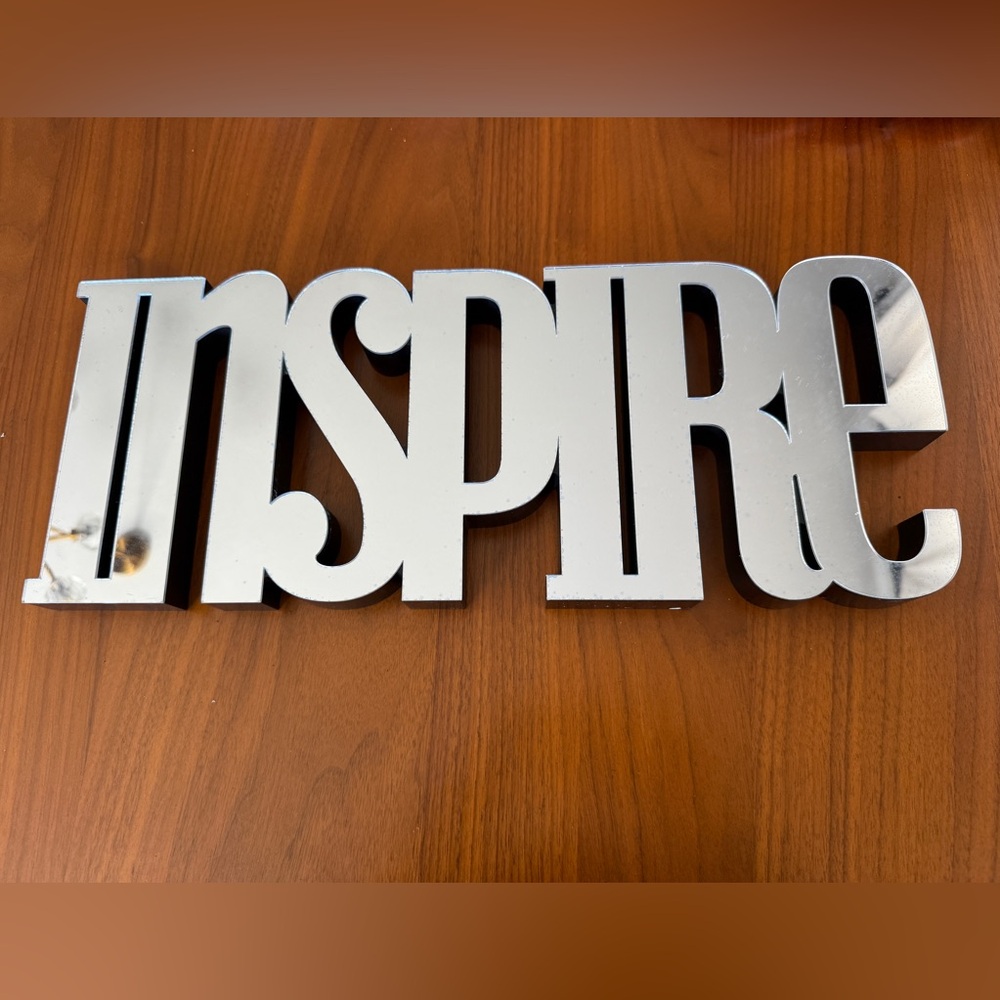 Mirrored Wall Decor “Inspire”